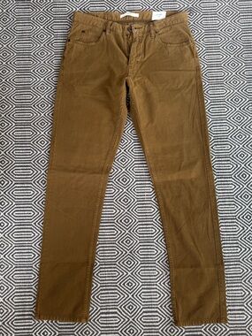 Billy Reid Ashland Corduroy Five-Pocket Men’s Pants Brown Tan NWOT Size 32